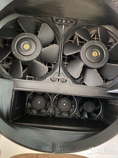 Фланец для antminer на вдув + блок питания