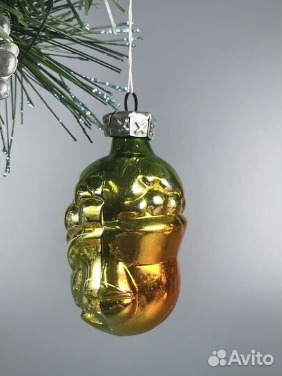 Елочная игрушка синьор виноград СССР чиполино