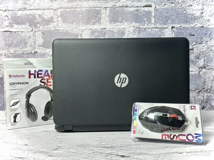 Старый игровой ноутбук HP / Intel / Trade-in