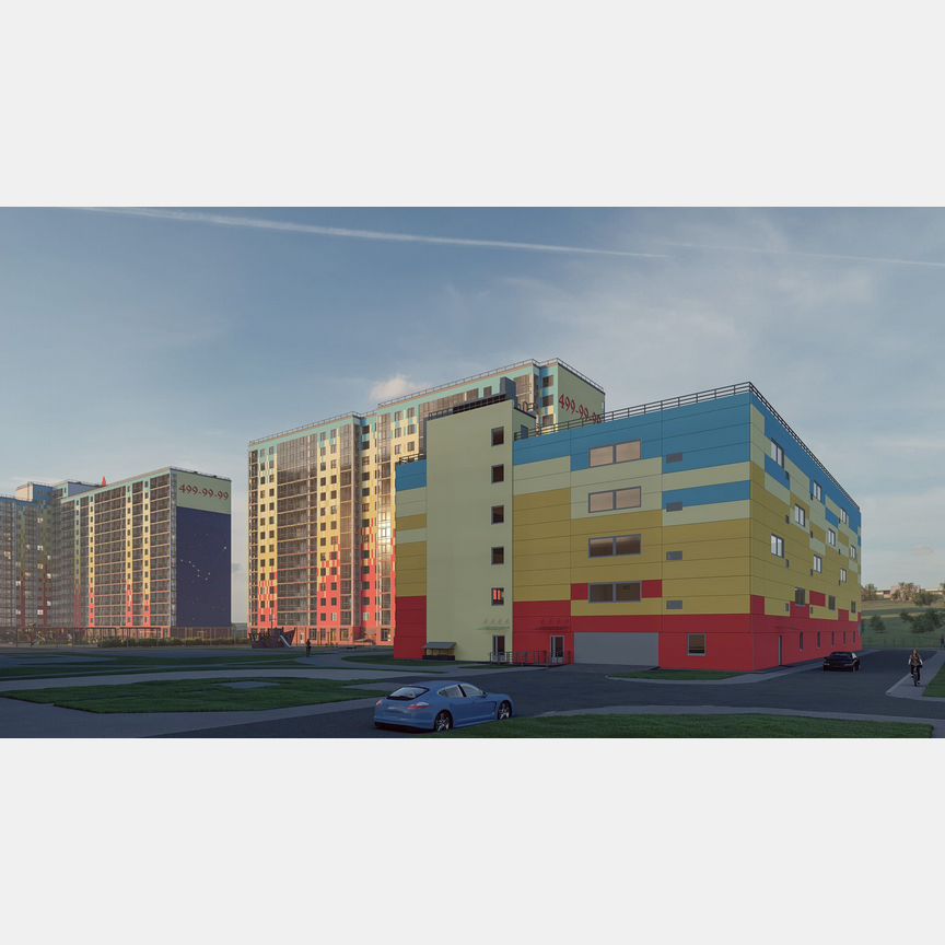 2-к. квартира, 59,9 м², 12/15 эт.