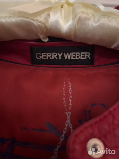 Кожаная куртка Gerry Weber р.48-50