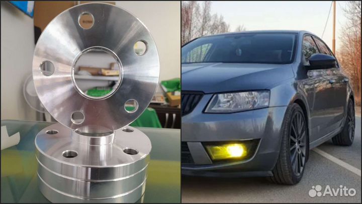 Skoda проставки 20мм 4шт