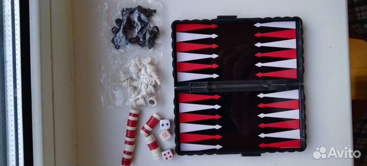 Шахматы нарды шашки 3 в 1