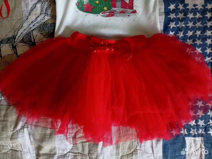 Новогодний костюм для девочки р.74