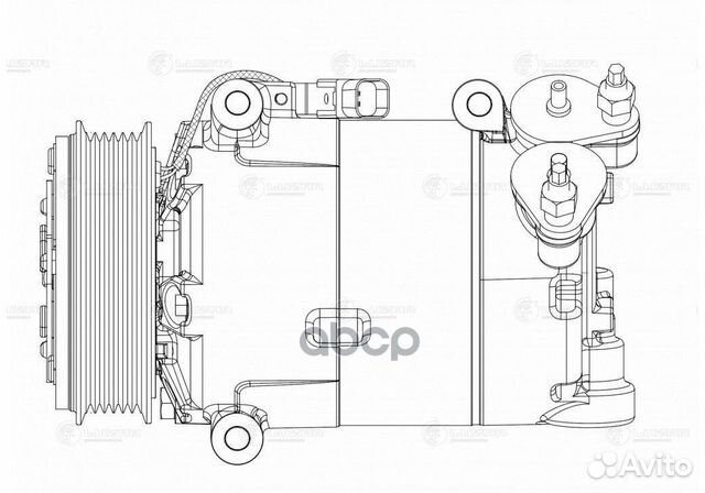 Компрессор кондиц. для а/м Land Rover Range Rov