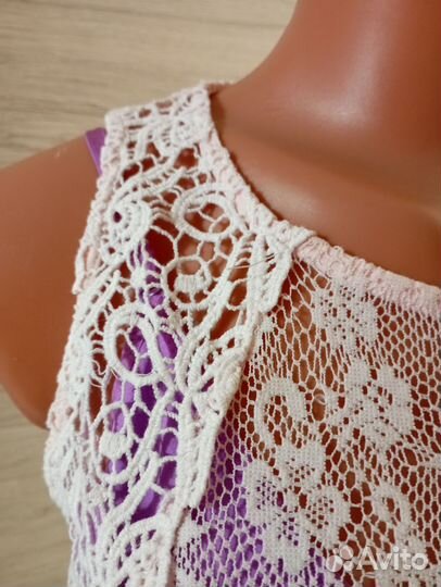 Блузка ажурная
