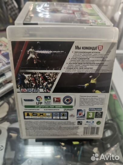 Диск Fifa 11 ps3