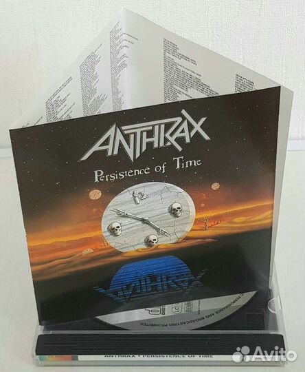 Anthrax Persistence Of Time 1990 CD France Repress