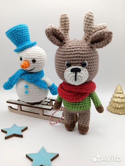 Вязанные игрушки ручной работы