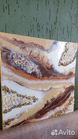 Картина из эпоксидной смолы на заказ