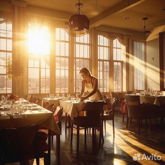 Требуется уборщик столов