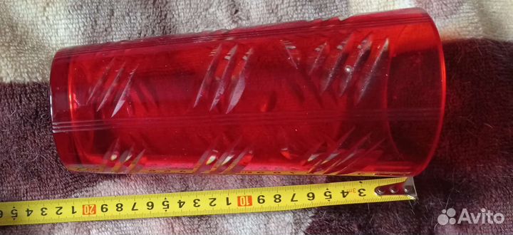 Ваза для цветов цветное стекло