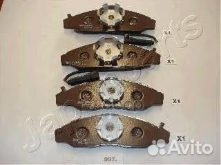 Колодки передние дисковые ssangyong Musso pa997