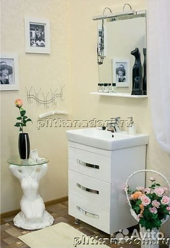 Sanflor Одри Тумба с раковиной Q 70 на опорах