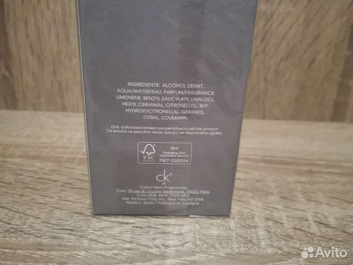 Calvin Klein All оригинал