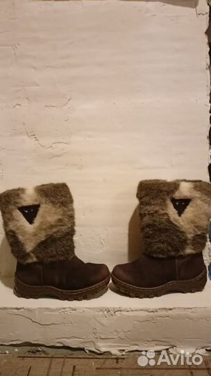 Зимние сапожки на девочку унты