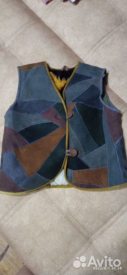 Жилет натуральная овчина