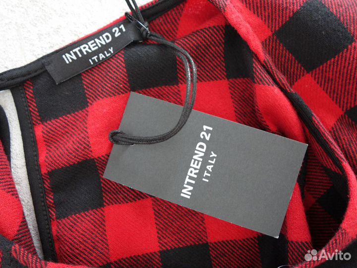 Intrend 21 новая хлопковая блузка топ