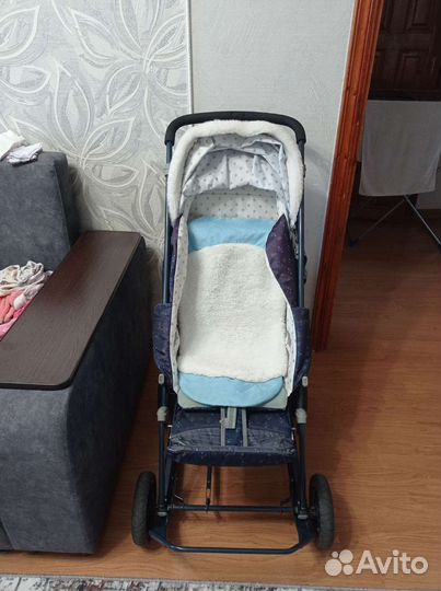 Детские санки коляска ника