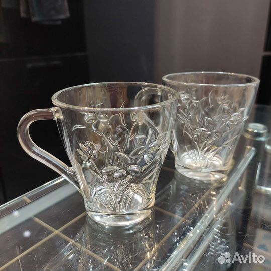 Кружки стеклянные 400мл