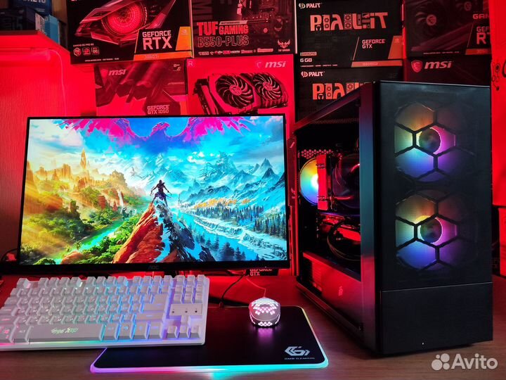 Для любых игр/ RTX2060Super/ Core i3-12100f/ 16Gb