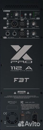 FBT X-PRO 112A - активная двухполосная би-амп