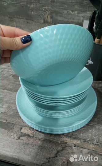 Набор посуды luminarc 18 предметов Новый