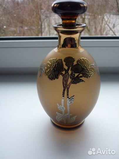 Графин с рюмками богемия поднос