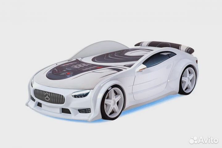 Кровать Машина Neo Белая