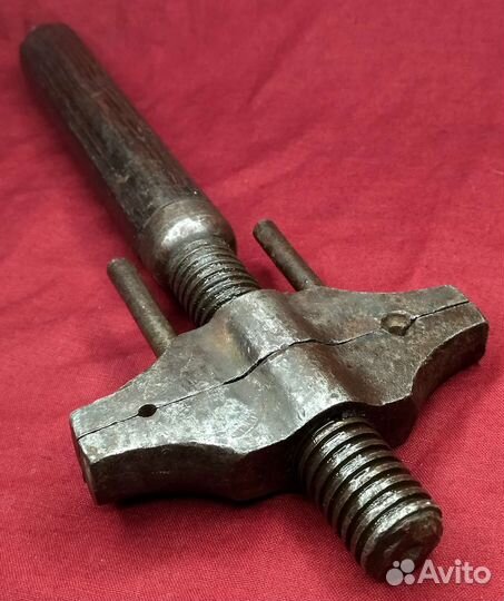 Старинный разводной ключ 19 век 31см