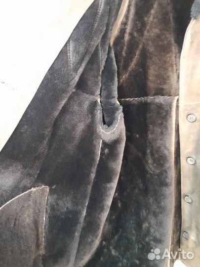 Винтажная немецкая дубленка 42/44