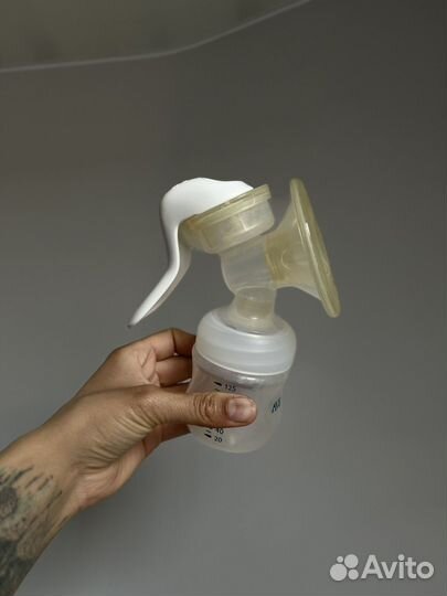 Молокоотсос ручной philips avent + аксессуары