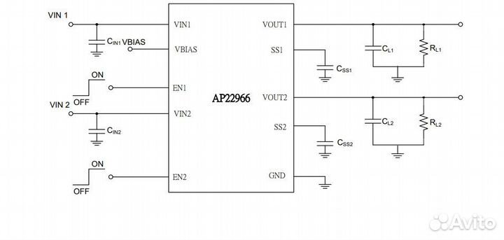 Микросхема AP22966DC8-7