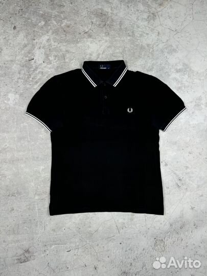Fred Perry Base Polo Shirt Big Logo футболка поло