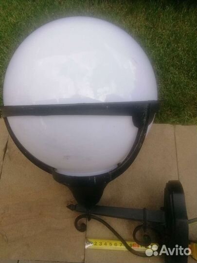 Настенный светильник бра - шар уличный