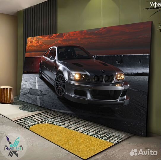 Картина в автосалон: BMW M3, E30, M8, E46