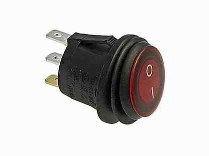 SB040-12V RED IP65 on-off ф20.2mm Переключатель