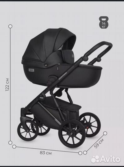 Коляска Riko basic montana 2 в 1 ecco