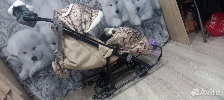 Санки коляска galaxy