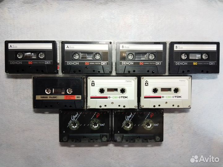 Аудиокассеты разные с музыкой
