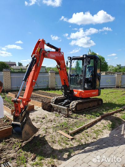 Услуги мини экскаватора