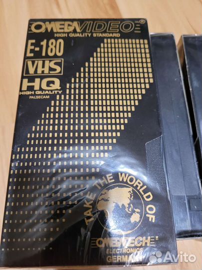 Видеокассеты vhs новые