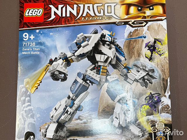 Конструктор lego ninjago Битва с роботом Зейна