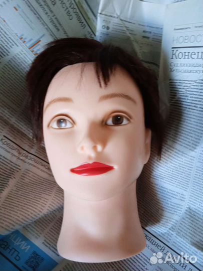 Манекен кукла натур.велич.для причёсок отл.сост