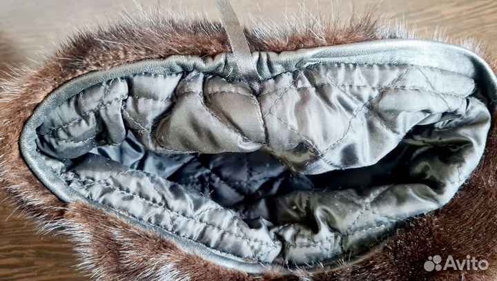 Норковая кепка (шапка) женская