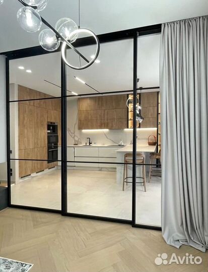 Стеклянные офисные и межкомнатные перегородки