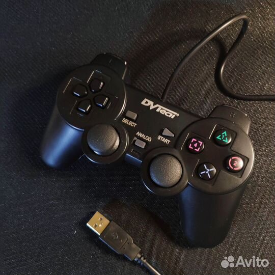 Геймпад DVTech JS26, проводной джойстик для пк
