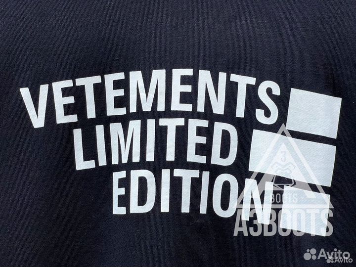 Худи Vetements Limited Edition Black