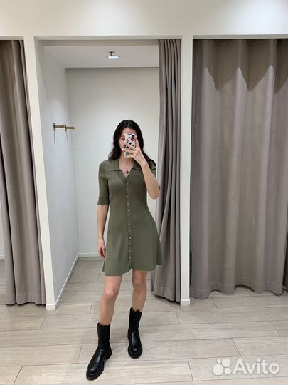 Платье Maje новое зеленое