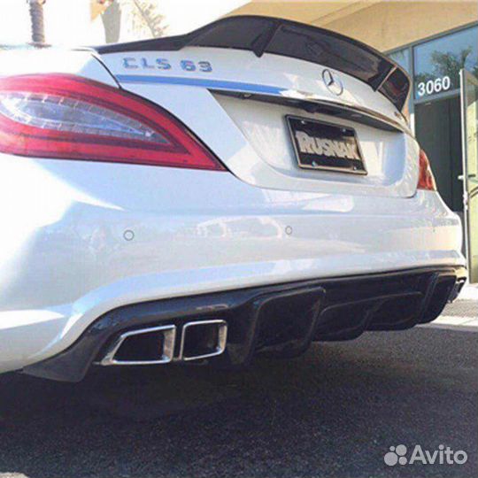 Mercedes w218 спойлер утка carbon оригинал